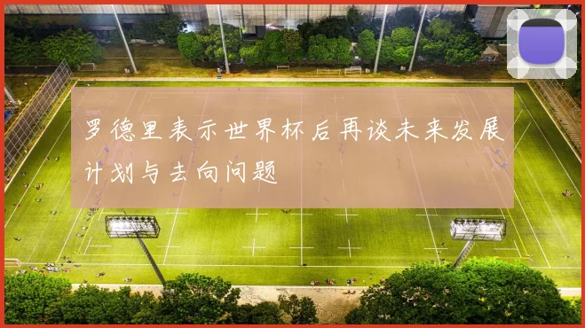 罗德里表示世界杯后再谈未来发展计划与去向问题